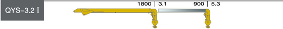 QYS-3.2I telescopic truck-mounted crane