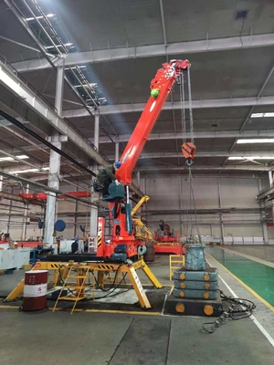 Truck-mounted Crane with 200kN.m Lifting Capacity 8 Tons and Max. Working Radius 19.5m