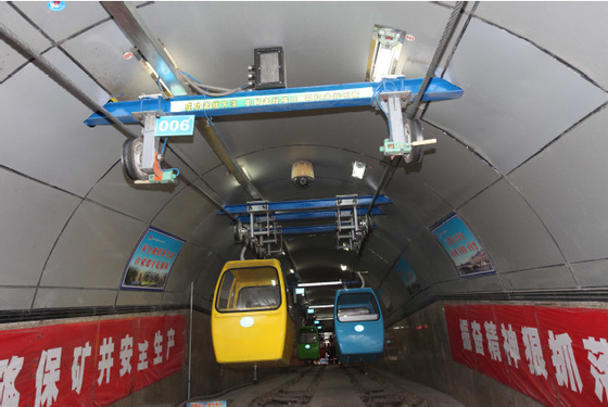 Chairlift Manriding Transport System in the Underground Coal Mine for People Transportation