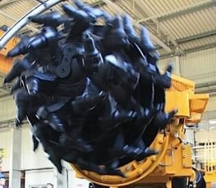 EBZ55 Roadheader  flameproofed  small size tunneling machine for underground coal mining
