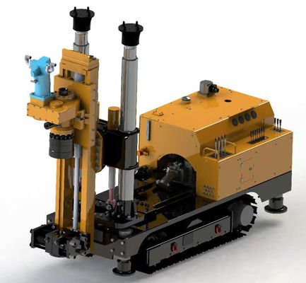 Single boom crawler drilling rig with FLP wireless remote controller for underground soft coal seam drilling