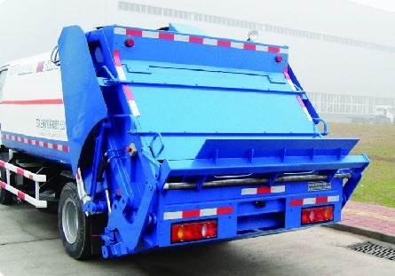 6cub and 12 cum compress rate 1:3 compressed garbage vehicle