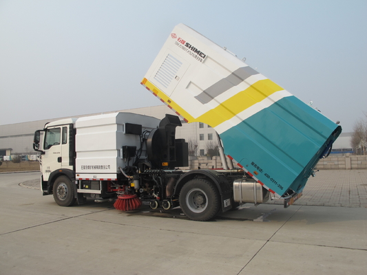 Single Engine Low and High Pressure Water Washing and Cleaning Road Sweeper