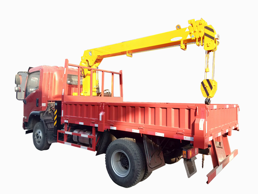 Solar Energy alarm device 10.5m overlong boom 3 tons stiff boomed loader crane
