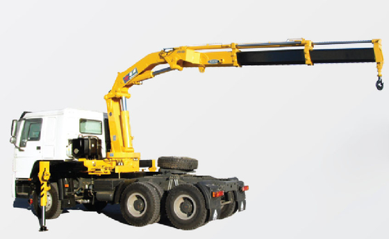 Automobile light type hydraulic knuckle boomed 3 tons loader crane