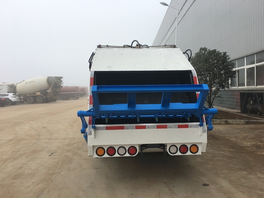 Rear loading waste collection and compaction efficient 6cbm transport vehicle