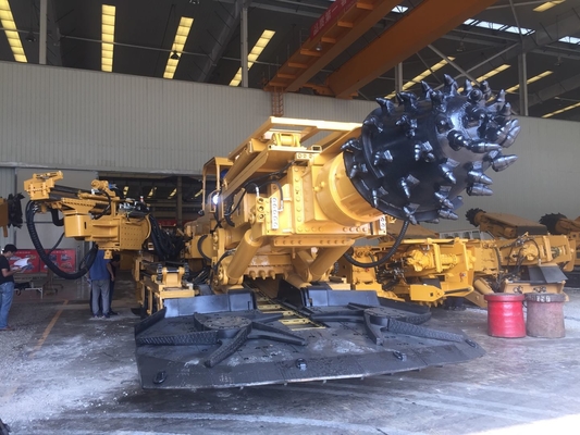 bolter miner integrated the bolting machine and the roadheader to one bolter miner