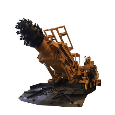 Driller header Tuneling Roadheader with a exploration drilling rig for water and gas detection