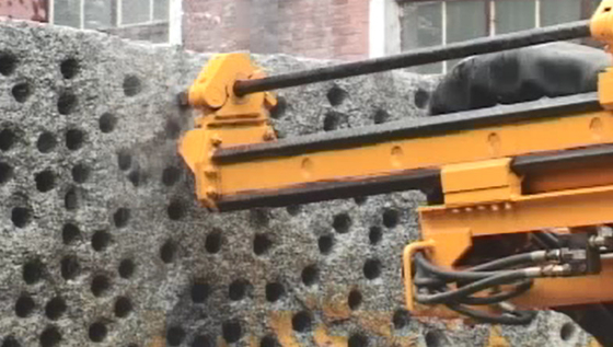 Flameproofed crawler type rock driller for blasting in the underground coal mine roadway