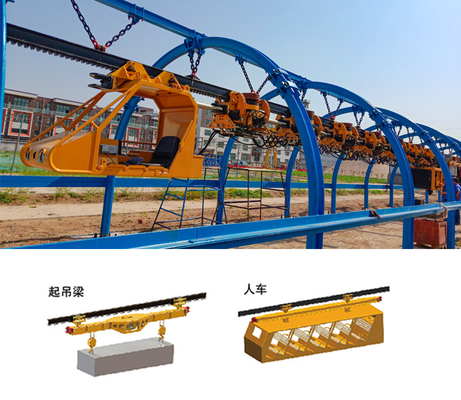 Monorail Transport Crane for coal mine driven by FLP diesel