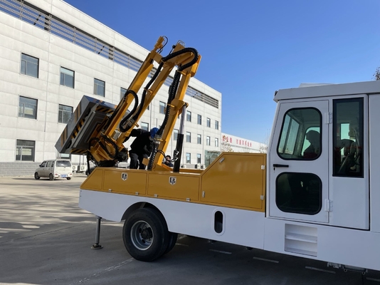 Advanced detection vehicle for road and tunnel for the geological disasters no destruction