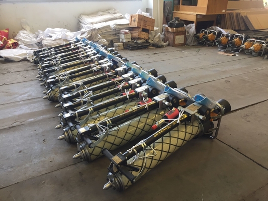 flameproofed Air Driven 3 stage leg Gopher Roof Bolter for 1.4 to 3.6m underground roadway supporting