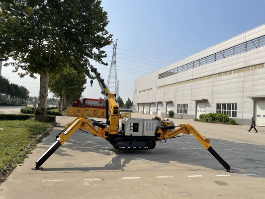 Double power crawler spider Mini crane Max. 3 tons lifting capacity with remote controller