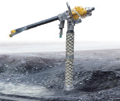 Side Wall Gopher  Flameproofed Air Driven for underground roadwaysie wall supporting