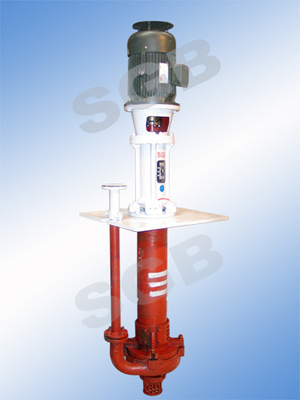 Vertical Corrosion Resistant Flue-gas Desulfurization Slurry Pump for fossil-fuel power plant SO2 Removal