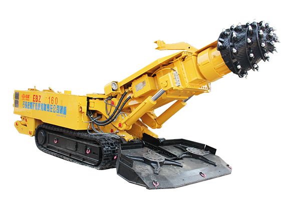 EBZ160 FLP roadheader with 160kw cutting power for the tunneling of underground roadway