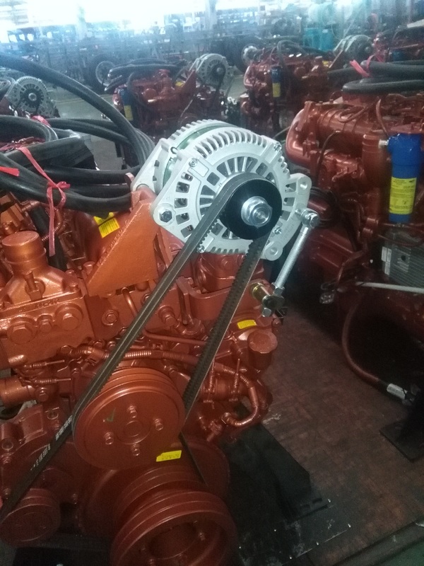 Low Noise Automotive Alternator high amp at low roation 20Kg  Weight 56V 200A