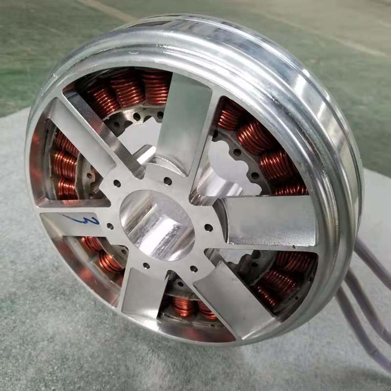 small size permanent magnet 3.7kg small size integrated starter-generator for drone