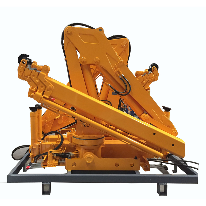 Automobile light type hydraulic knuckle boomed 3 tons loader crane