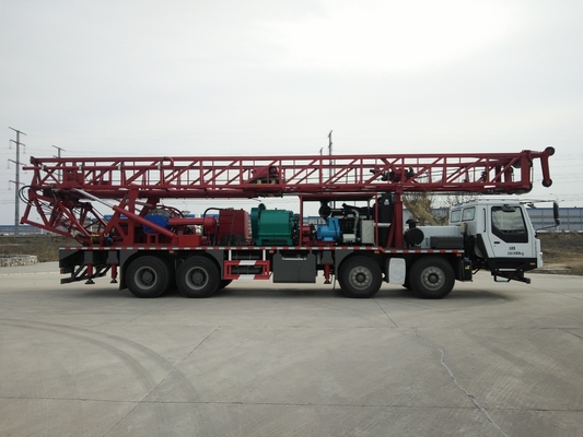 Forage de 1000 m monté sur un camion pour puits hydrologiques, puits de coulée, puits de coulée, puits géothermiques