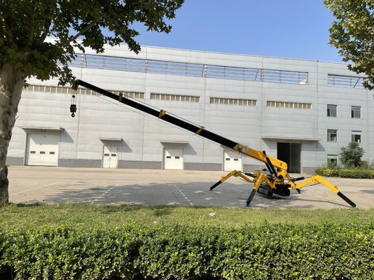 8 tonnes de Max Working Radius 19.5m de la capacité 0-75 de degré de grue fonctionnante de levage de chaîne