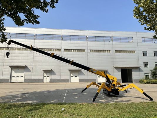 mini grue de plancher d'araignée amicale spéciale de chenille avec le maximum 3 tonnes soulevant la capacité